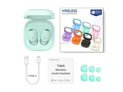 Auriculares Inalámbricos Bluetooth (verdes), Auriculares Intrauditivos Compactos