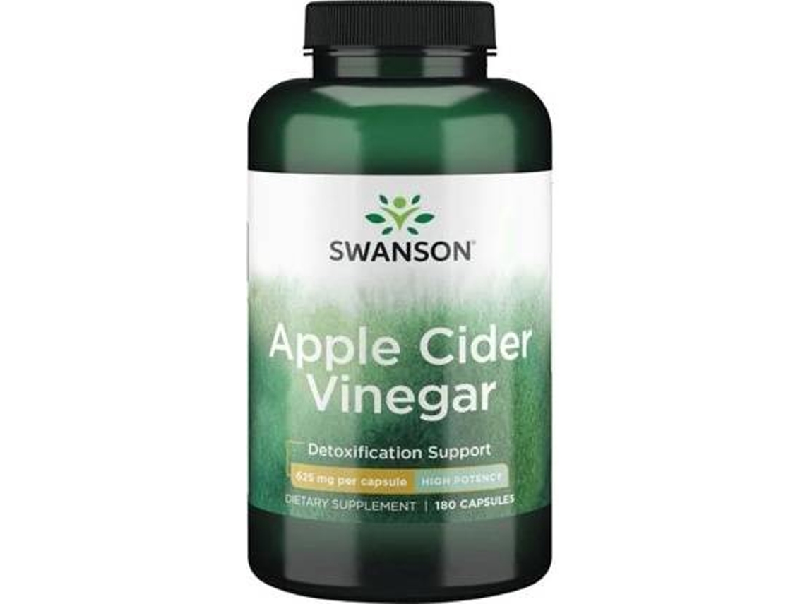 Complemento Alimentar SWANSON Vinagre De Maçã (180 cápsulas de 625mg)