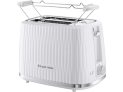 Tostadora Russell Hobbs Eden 800 W, 2 ranuras, color blanco