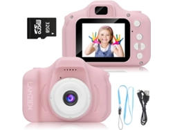 Cámara Instantánea para Niños LAMZIEN X2 HD (Rosa - 8 MP - 600 mAh)