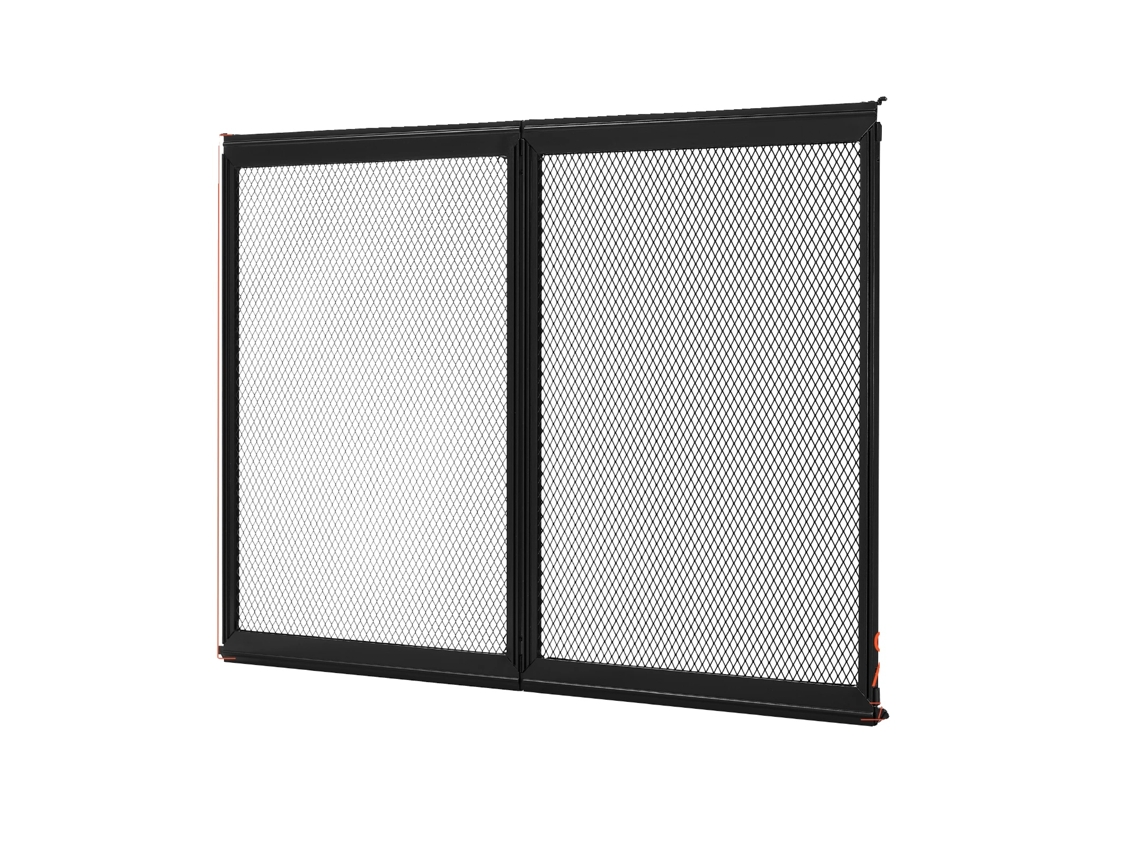 Protector de puerta mosquitera, aleación de aluminio duradera, fácil instalación, ancho 26.5 pulgadas, alto 20 pulgadas