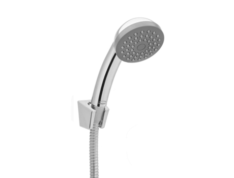 Ducha INVENA Conjunto de De Grifo Mezclador Cromado, Cabezal de De Repuesto, Manguera de 150 cm, Soporte de Pared