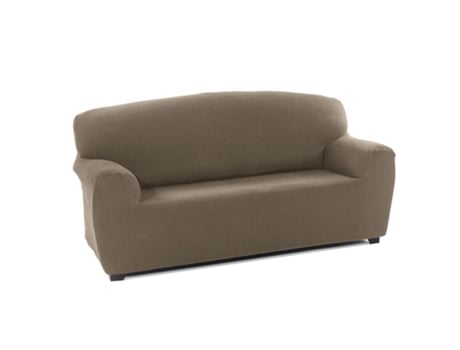 TIENDA EURASIA - Funda Sofa, Poliéster, Algodón y Elastano, Lino, 3 Plazas