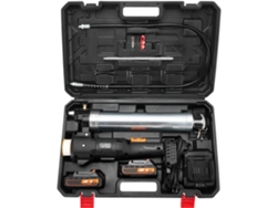 Pistola lubricante eléctrica inalámbrica Succebuy de 20 V, 2 Ah y 10 000 psi con estuche de transporte
