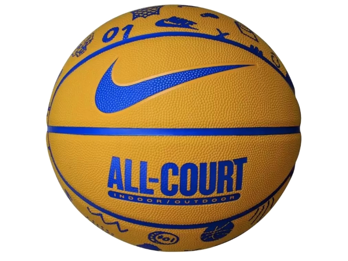 NIKE Everyday All Court 8P Ball N1004370-721 Unisex Amarillo Basketball Balls 7 Me