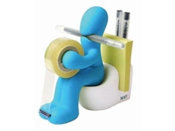 Dispensador de cinta 25 26, soporte para accesorios de oficina, escritorio GOKOCO (azul)