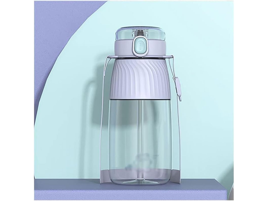 2026da-botella Deportiva Con Canilla Y Tapa De Seguridad, 900 Ml, Morado