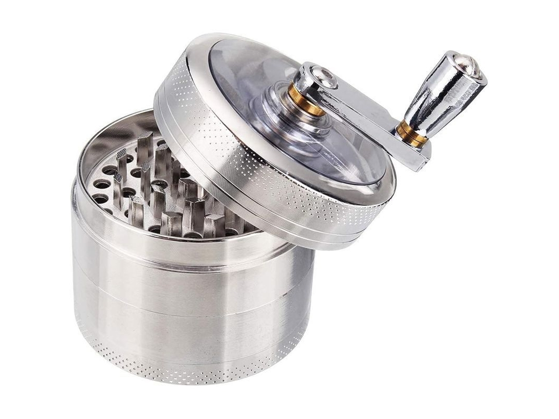 2026da-triturador De Pollen Crusher Con Mango 44mm De Aleación De Zinc Para Especias Cocina