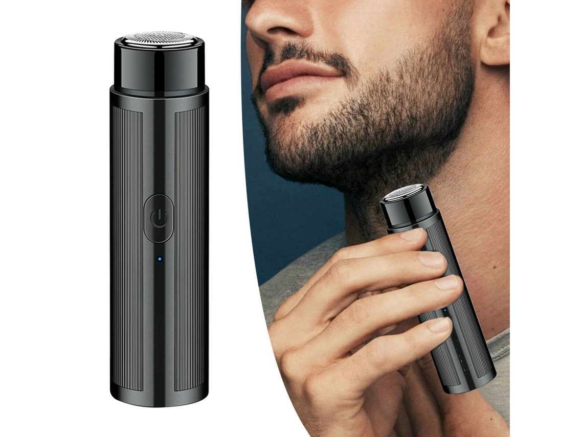 2026-afilador De Barba Eléctrico Mini 2w Com Cabeça Desmontável Lavável, Recarregável Via Usb 160mah, Design Compacto E Leve Para Uso Diário E Viagens