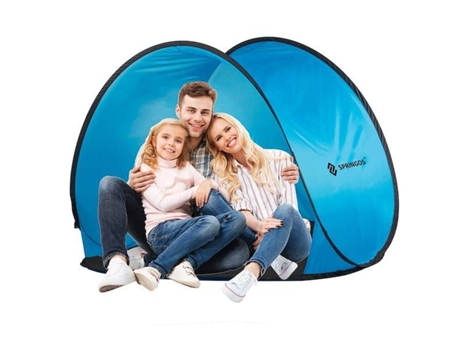 Tienda Pop-Up Vestuario de Playa Tienda de Playa con Suelo para Niños Compacta y Ligera con Bolsa de Transporte.