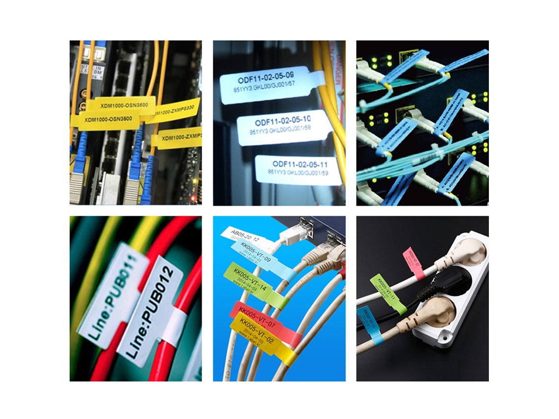 Etiqueta Térmica Autoadhesiva Resistente Para Cables Impresora Dp23 25x38+40mm 100 Hojas