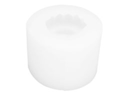 Molde de cera de silicona con forma de concha y perla, práctico