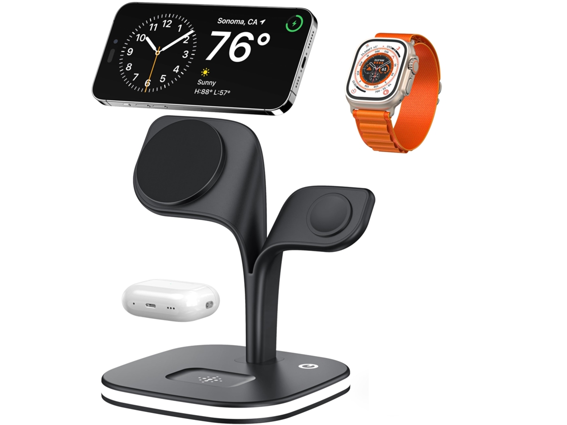 Apple Watch El Iphone Plus Carga Inalambrica Cargador Inalámbrico