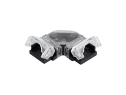 Conector de Hipopótamo para unir en L Tira LED IP54/65 LEDKIA