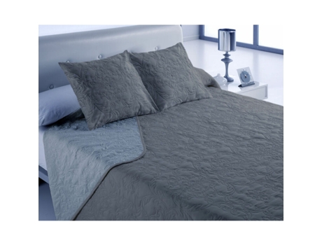 Colcha HOSTELINE VEGAS (Gris Perla - 270 x 260 cm)