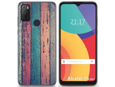 Carcasa Alcatel 1S 2021 / 3L 2021 TUMUNDOSMARTPHONE Dibujos Multicolor