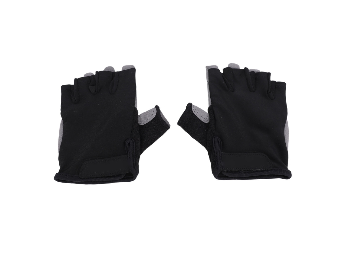 Omni-guantes De Ciclismo De Media Palma Para Hombre Y Mujer Antideslizantes Absorción De Impactos Aireables Para Bicicleta Montaña Carretera Negro Xl