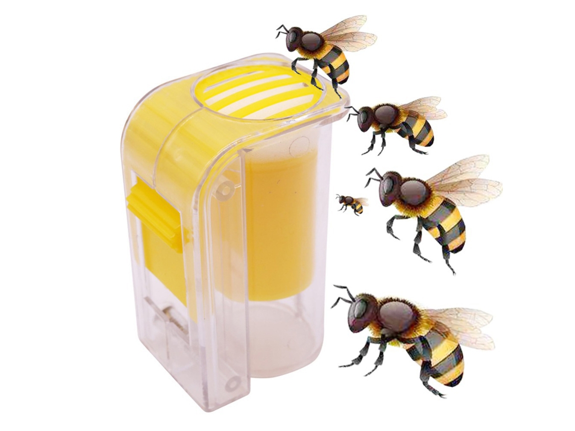 Herramienta De Apicultura: Atrapa Abejas Reinas Con Marcador De Plástico Para Usar Con Una Sola Mano.