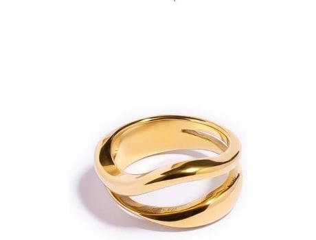 Anillo HEY HARPER Marbella (Acero - Dorado - 17.3 mm)