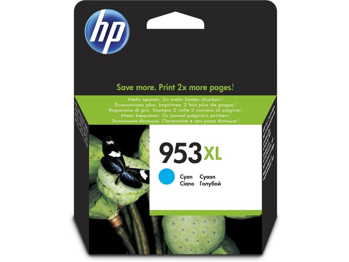 Cartucho de tinta HP 953XL cian original (F6U16AE)
