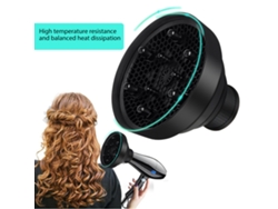 2026 difusor Plegável para Secador de Cabelo Iônico, Secagem Rápida, Portátil para Viagens, Leve de Silicone, Acessório de Cabeleireiro