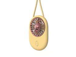 Ventilador portátil de mano HALINUIA, plegable, USB, silencioso (3 velocidades, carga USB, ideal para viajes)
