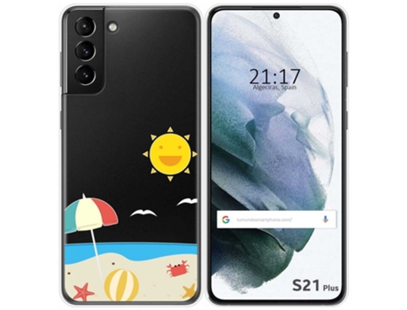 Carcasa Samsung Galaxy S21+ Plus 5G TUMUNDOSMARTPHONE Dibujos Transparente Multicolor