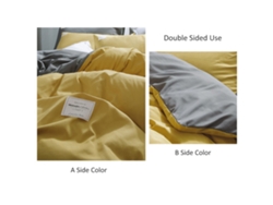 Juego De Ropa De Cama De 4 Piezas: Funda Nórdica, Sábana Y 2 Fundas De Almohada - Poliéster Suave