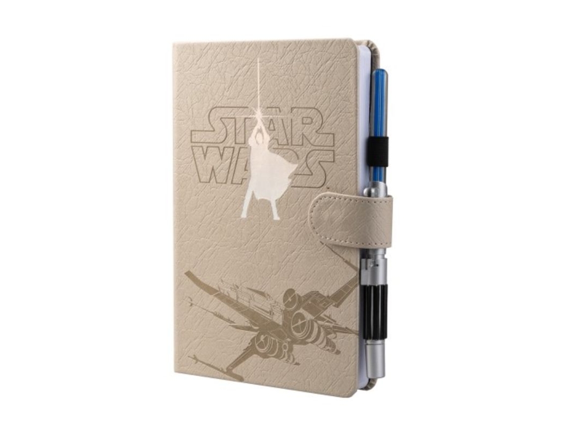 Cuaderno premium A5 de Star Wars con bolígrafo de sable de luz de Luke Skywalker ERIK Group