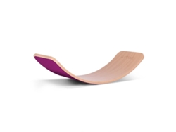 Tabla de Equilibrio WOBBEL (Madera - Rosa - 90 x 30 cm)