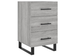 Maison Exclusive - Mesita De Noche Madera De Ingeniería Gris Sonoma 40x40x66 Cm