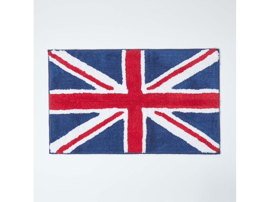 Homescapes Union Jack Flag Cotton Bath Mat