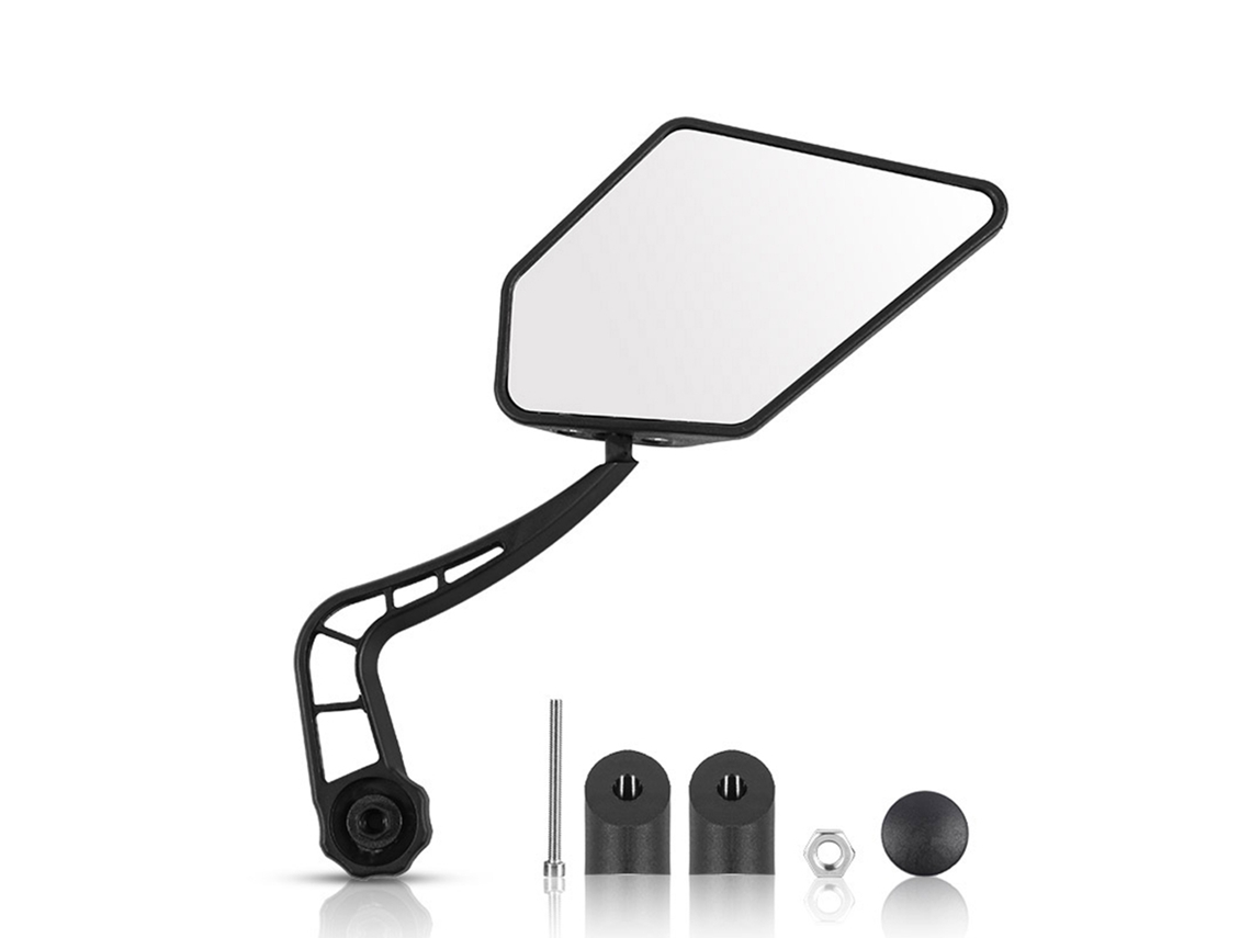 Mini Espejo Retrovisor Giratorio Para Bicicleta, Irrompible, Para Manillares De Bicicletas De Carretera - Seguro