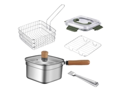 Sartén pequeña para freír fideos y leche, utensilios de cocina portátiles slowmoose