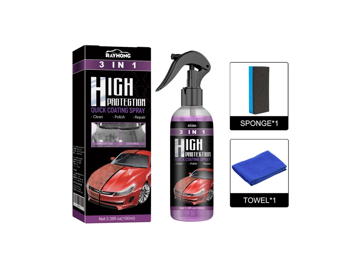 Rayhong, agente 3 en 1 para eliminar manchas, pulir y proteger la pintura del automóvil.