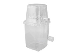 Trituradora de hielo rotativa manual Rosewell para cócteles, granizadores y batidos