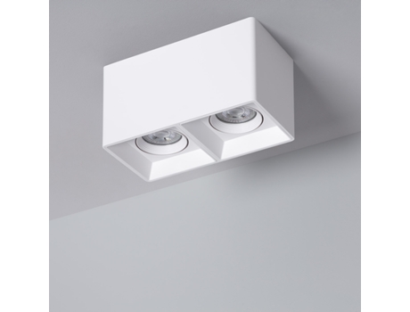 Aplique de Techo LEDKIA (Blanco - Gu10 - 10 W 40 W - Pc)