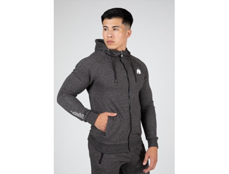Sudadera con Capucha Payette Zipped GORILLA WEAR (Gris - S)