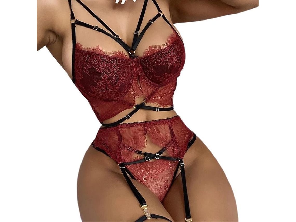 2026-conjunto De Lencería Erotica Sexy Para Mujer De Alta Calidad 100% Nueva En Spandex