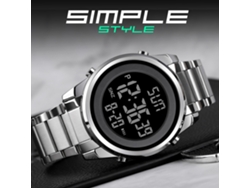 Reloj Digital Skmei Para Hombre, Resistente Al Agua Hasta 3 Atm, Modo De Doble Hora, Regalo Para Hombre.