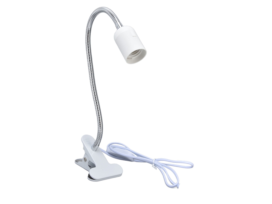 2026-soporte De Lámpara De Mesa Clip E27/e26 Regulable 360 Grados Material Duradero 100-240v Plug Ue