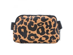 2026-bolsa De Cintura Para Correr Al Aire Libre Móvil Unisex Equipo De Maratón Billetera Deportiva Impermeable Impronta De Leopardo