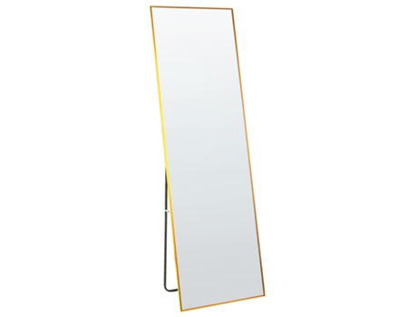 Espejo de pie BELIANI Beauvais de Aluminio Dorado 50x30x156