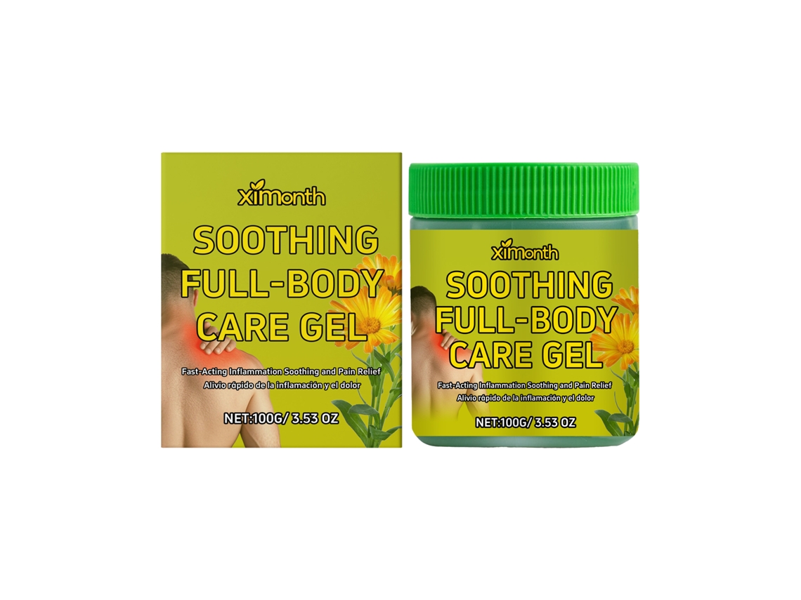 Gel calmante para la piel con un efecto suave e hidratante.
