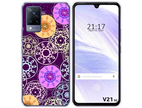 Carcasa Vivo V21 5G TUMUNDOSMARTPHONE Dibujos Multicolor