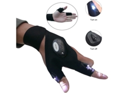Guantes De Pesca Para Hombre Con Linterna Led Incorporada: Una Buena Idea De Regalo Para El Día Del Padre, Banda Elástica Y Destornillador M