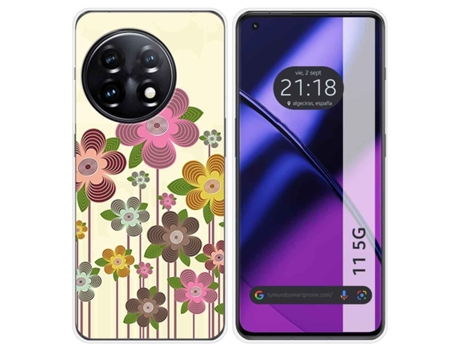 Funda Silicona para Oneplus 11 5G diseño Primavera En Flor Dibujos