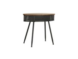 Consola Abeto Metal Negro 90,5x39x78cm