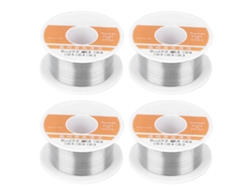 4 Piezas De Alambre De Estaño De Alta Pureza De 0,8 Mm, Accesorios De Soldadura Sin Limpieza