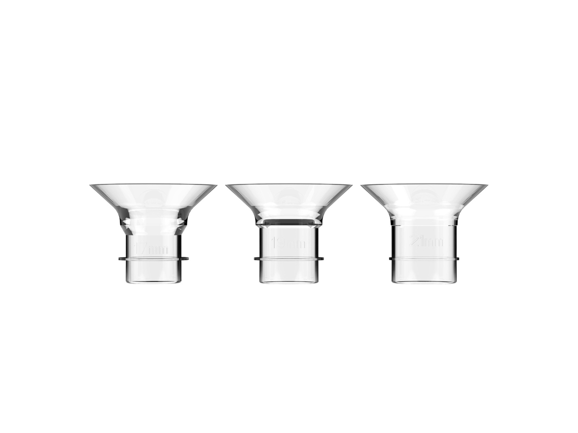 3 Insertos De Silicona Para Extractor De Leche De 17 Mm, 19 Mm Y 21 Mm Para Madres